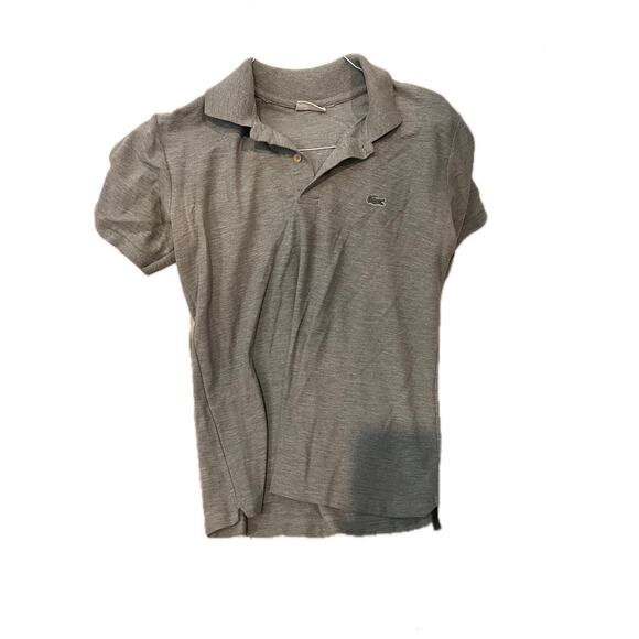 Izod Lacoste Regular Fit Gray Polo Shirt Mens L - Picture 1 of 3